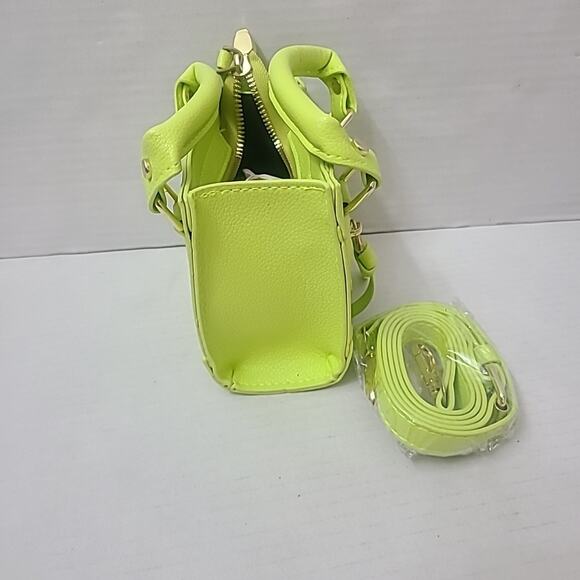 Women Hand Bag Mini Key Lime Green Shoulder Bag Crossbody Bag W Strap - Picture 6 of 10